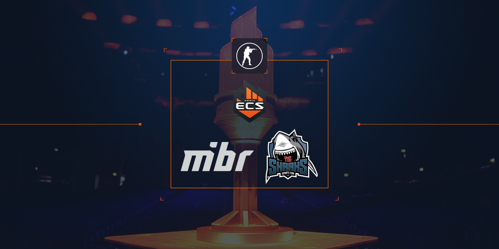 Previa de la final de la temporada 8 de la ECS: MIBR y Sharks