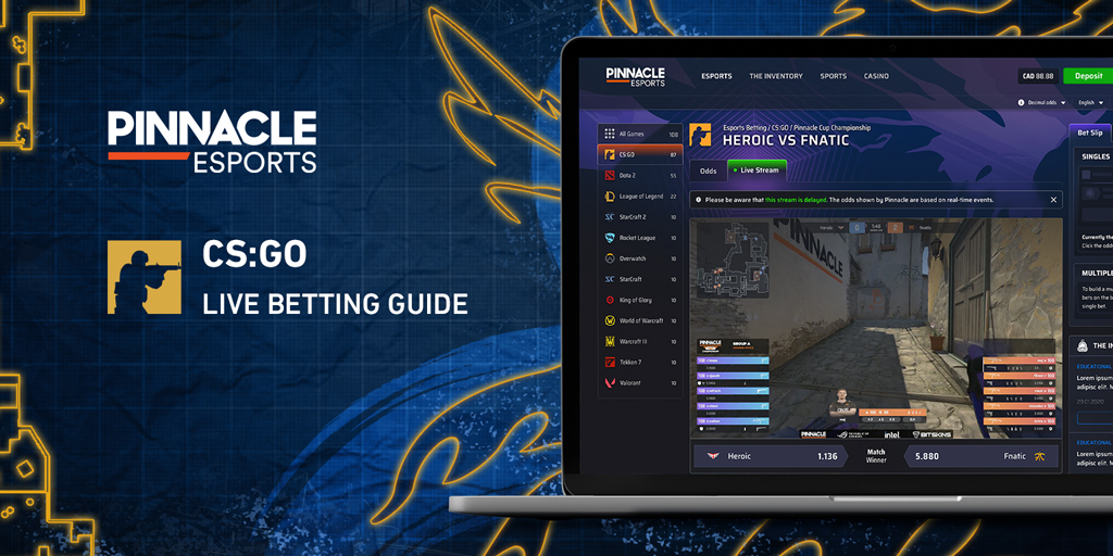 Cómo apostar durante el evento en CS:GO | Guía sobre apuestas en vivo
